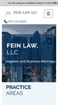 Mobile Screenshot of feinlawllc.com